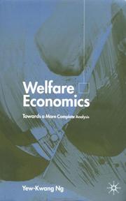 Welfare economics by Yew-Kwang Ng