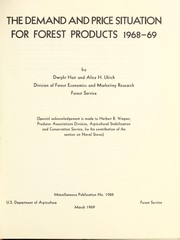 Cover of: The demand and price situation for forest products, 1968-69