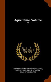 Cover of: Agriculture, Volume 7