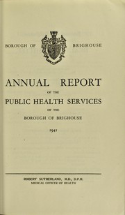 Cover of: [Report 1941]