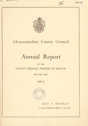 Cover of: [Report 1963]