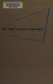 Cover of: The "why" of man's experience.