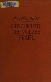 Cover of: Geschichte des Volkes Israel