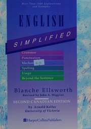 Cover of: English Simplified by Blanche Ellsworth, John A. Higgins, Blanche Ellsworth