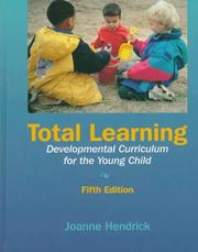 Cover of: Total learning: developmental curriculum for the young child