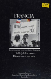 Cover of: Francia. Forschungen zur westeurop aischen Geschichte, Band 31/3 (2004)