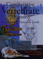 Cover of: Comparative Vertebrate Anatomy: a Laboratory Dissection Guide