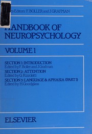 Cover of: Handbook of neuropsychology.