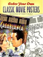 Cover of: Color Your Own Classic Movie Posters