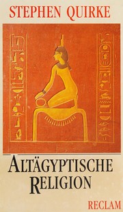 Cover of: Altägyptische Religion