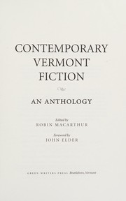 Cover of: Contemporary Vermont fiction: an anthology