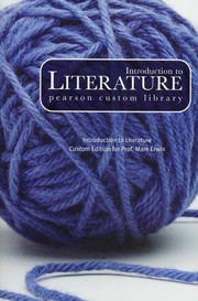 Cover of: Introduction to literature: custom edition for Prof. Mark Erwin