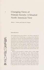 Cover of: Primate encounters: models of science, gender, and society