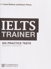 Cover of: IELTS trainer: six practice tests without answers