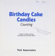 Cover of: Birthday cake candles, counting