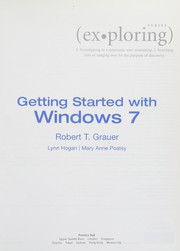 Cover of: Exploring Getting Started with Windows