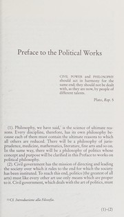 Cover of: Philosophy of Politics: The Summary Cause for the Stability and Downfall of Human Societies