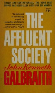 Cover of: The affluent society