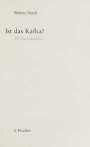 Cover of: Ist das Kafka?: 99 Fundstücke