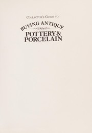 Cover of: Collector's Guide to Buying Antique Pottery and Porcelain