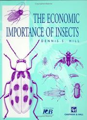 Cover of: The economic importance of insects