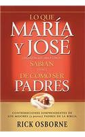 Cover of: Lo que Maria y Jose sabian de como ser padres