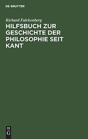 Cover of: Hilfsbuch zur Geschichte der Philosophie seit Kant