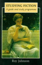 Cover of: Studying fiction by Johnson, Roy