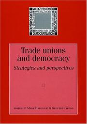 Cover of: Trade Unions and Democracy: Strategies and Perspectives (Perspectives on Democratization)