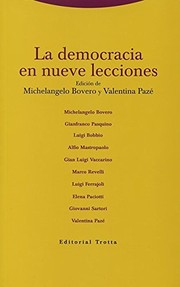 Cover of: La democracia en nueve lecciones