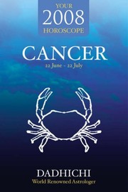 Cover of: Cancer 2008