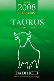 Cover of: Taurus 2008