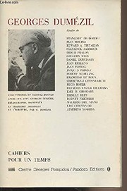 Cover of: Pour un temps: Georges Dumézil