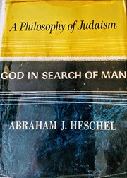 Cover of: God in search of man: a philosophy of Judaism