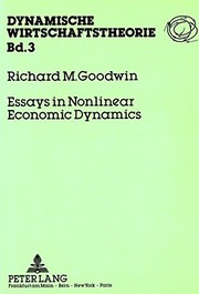 Cover of: Essays in nonlinear economic dynamics: collected papers, 1980-1987