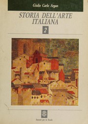 Cover of: Storia dell'arte italiana