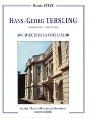 Cover of: Hans-Georg Tersling: Danemark 1857-Menton 1920 : architecte de la Côte d'Azur