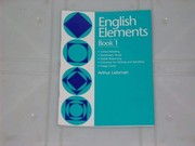 Cover of: English elements book 1