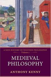 Cover of: Medieval Philosophy: A New History of Western Philosophy Volume 2 (History of Western Philosophy)