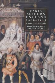 Cover of: Early modern England, 1485-1714 by R. O. Bucholz, Robert Bucholz, Newton Key, R. O. Bucholz