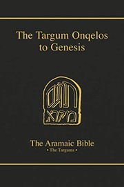 Cover of: The Targum Onqelos to Genesis