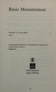 Cover of: Basic Measurement (International Handbook of Quantitative Applications in the Social Sciences)