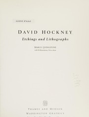 Cover of: David Hockney: etchings and lithographs