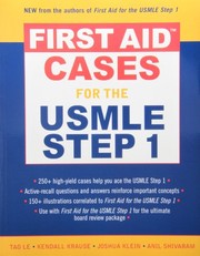 Cover of: First Aid Cases Valuepack (First Aid for the USMLE Step 1 2006 & First Aid Clin Cases Step 1)