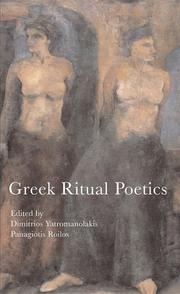 Cover of: Greek Ritual Poetics (Hellenic Studies)