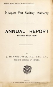 Cover of: [Report 1908]