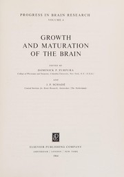 Cover of: Growth and maturation of the brain.