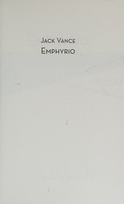 Cover of: Emphyrio (Het Verzameld Werk van Jack Vance) (Volume 33) (Dutch Edition)