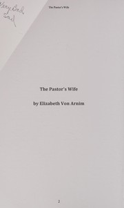 Cover of: The Pastor's Wife