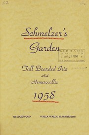 Tall bearded iris and hemerocallis, 1958 by Schmelzer's Garden